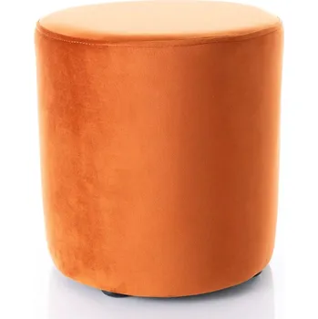 Taburet Kulatý taburet DOLORES 6 - oranžový