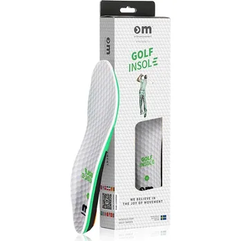 Vložka do bot OM Vložky do bot Golf Insole Upgrade 43 BÍLÁ|ZELENÁ|ŠEDÁ