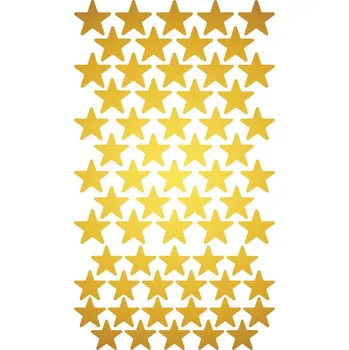 Party dekorace Mini nálepka zlaté hvězdy