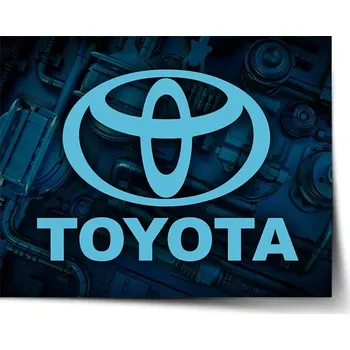 Plakát Sablio Plakát Logo Toyota Motor - 60x40 cm