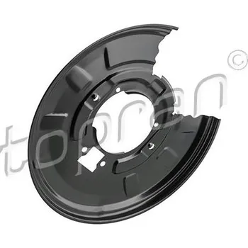 Brzdový kotouč Ochranný plech proti rozstřikování, brzdový kotouč TOPRAN 503 812
