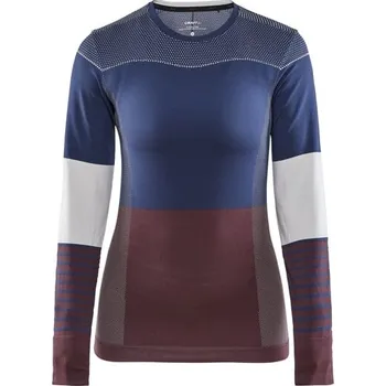 W Triko CRAFT Fuseknit Comfort Blocked L tmavě modrá Velikost: M