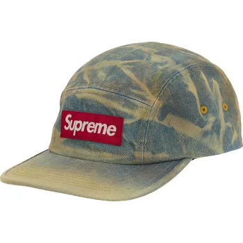 Kšiltovka Supreme Denim Camp Cap (FW25) Washed Indigo Velikost: ONE SIZE