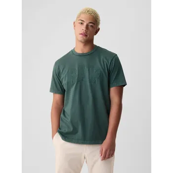 Pánské tričko GAP Pánské Tričko s logem Gap GAP Zelená S (2365268)