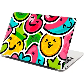 samolepka Sablio Samolepka na notebook Veselé ovoce - 29x20 cm