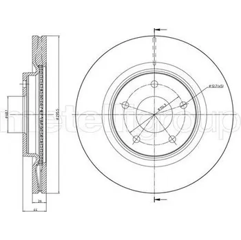 Brzdový kotouč Brzdový kotouč CIFAM (800-902C)
