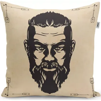 Polštář Sablio Polštář Vikingové Pergamen - 40x40 cm