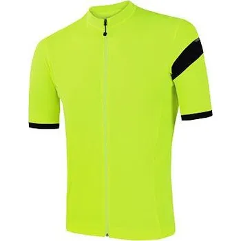 cyklistický dres SENSOR CYKLO CLASSIC pánský dres kr.rukáv celozip reflex žlutá/černá Velikost: L