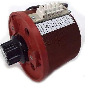 Transformátor Variak (variabilní transformátor) 1 fázový 4.9kVA, počet výstupů: 1, primární napětí: 240V Carroll a Meynell