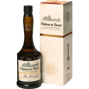 Rum Chateau du Breuil „ Fine ” gift box Calvados Pays d´Auge 40% vol. 0.70 l
