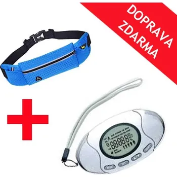 Krokoměr Deminas | Balíček multifunčkní krokoměr + Sportovní ledvinka na běhání