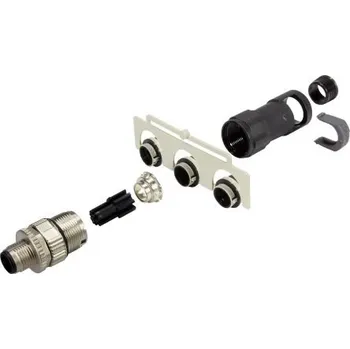 Elektrická zásuvka HARTING Kulatý konektor, Kabelová montáž, počet kontaktů: 5, Zásuvka, pohlaví kontaktu: Samec, IP65, IP67