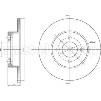Brzdový kotouč Brzdový kotouč CIFAM (800-083)