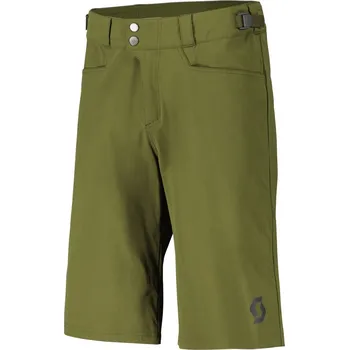 cyklistický dres Scott Shorts M's Trail Flow w/pad Firgreen Velikost: M