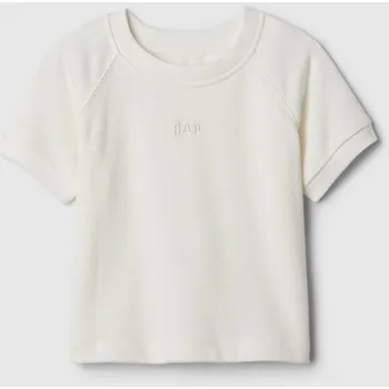 GAP Dívčí Baby mikina s krátkým rukávem GAP Bílá 98 (2343995)