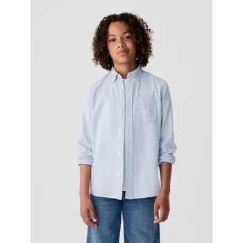 Chlapecké tričko GAP Chlapecké Dětská košile oxford uniform GAP Modrá 128-134 (2250038)