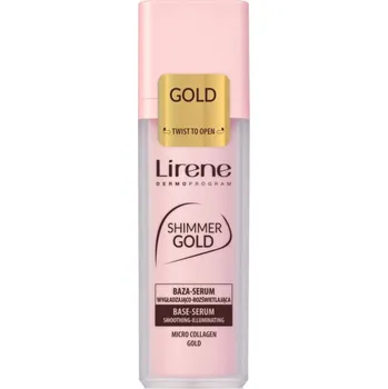 Pleťové sérum Lirene Base Serum Shimmer Gold rozjasňující podkladové sérum 30 ml