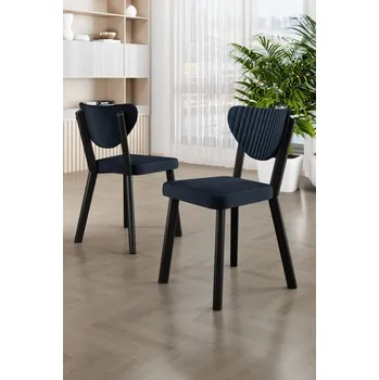 Jídelní stůl Sada židlí (6 kusů) Arfe - Anthracite, Black