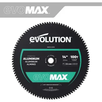 Pilový kotouč Profesionální kotouč na hliník s karbid/wolframovými zuby EVOMAX 355 Evolution - 355x25,4x2,4mm (100z)