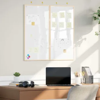 Truhlík Informační nástenka Bílá 80 x 80 x 1.4 cm