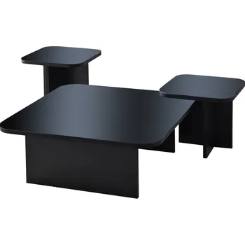 Konferenční stolek Sada konferenčních stolků Jazz - Black, Fume