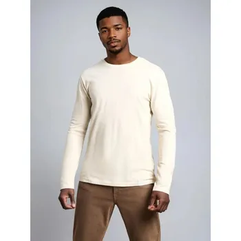 Sinsay - Bavlněné tričko Basic - béžová - 657EY-02X - 657EY-02X-L