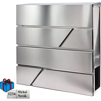 Poštovní schránka D3640 poštovní schránka nerez Nerez Ne