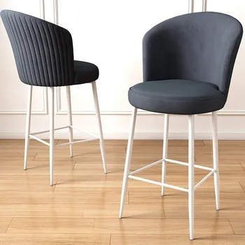 Barová židle Bar Stool Set (6 Pieces) Alte - Anthracite, White