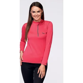 Růžové dámské termo tričko se stojáčkem a dlouhými rukávy 911 velikost 3XL