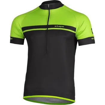 cyklistický dres Etape – pánský dres DREAM, černá|zelená Velikost: XL