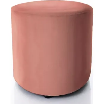 Taburet Kulatý taburet DOLORES 4 - růžový