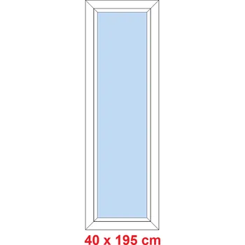 Okno Soft Plastové okno 40x195 cm, FIX neotevíravé