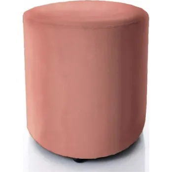 Taburet Kulatý taburet DOLORES 6 - růžový