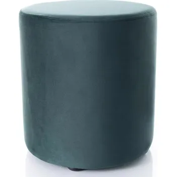 Taburet Kulatý taburet DOLORES 4 - petrolejový