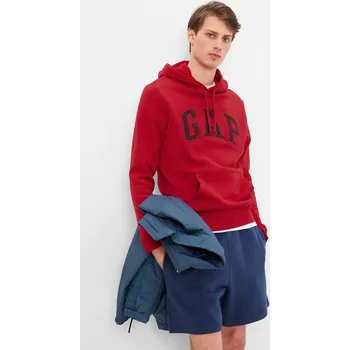Pánská mikina GAP Pánské Mikina Gap logo fleece GAP Červená S (2412614)