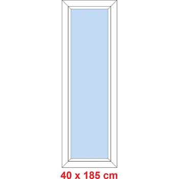 Okno Soft Plastové okno 40x185 cm, FIX neotevíravé
