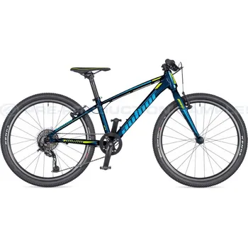 Dětské kolo AUTHOR Ultrasonic 24 - modrá-matná/limeta Velikost rámu kol US: 8+ let nebo 130 cm