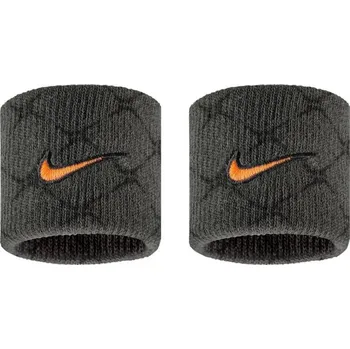 Potítko Potítko Nike Swoosh 2P - anthracite/black/total orange Šedý