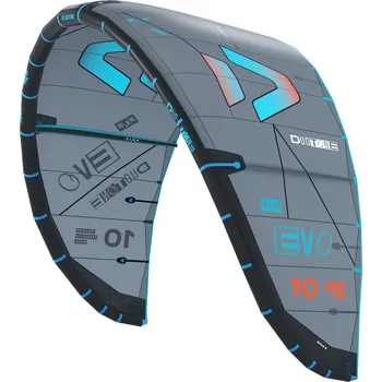 Drak pro kitesurfing kite DUOTONE Evo SLS 7 dark-grey/turquoise one size One Size