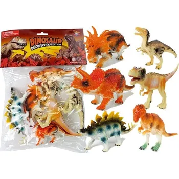 Figurka Sada dinosaurů 6 figurek 10 cm – realistické gumové hračky