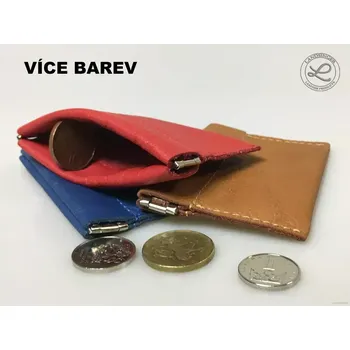 Příslušenství pro reproduktor Kožená peněženka na mince s pružinou " LAHTON" (MOŽNOST VÍCE BAREVNÝCH VARIANT / “LAHTON” leather coin purse with spring. )
