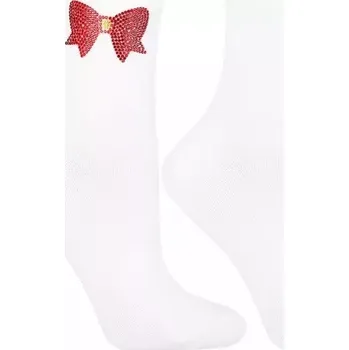 Dámské ponožky Dámské ponožky Sparkling Ribbon - 35-38 / bílá