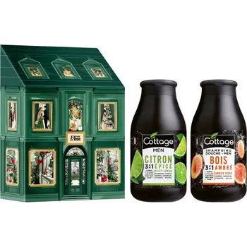 Sprchový gel Cottage Stylové sprchové gely pro muže dárkové balení sprchových gelů pro může 3v1 2x250ml