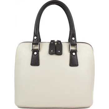 Kabelka GIOSTRA Dámská kožená kabelka Arianna Medium Béžová
