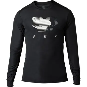 cyklistický dres Fox Ranger LS Jersey Dayto Black Velikost: L