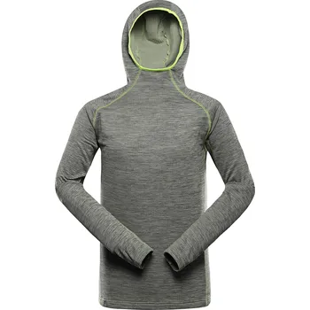 Pánská mikina Pánská rychleschnoucí mikina ALPINE PRO ROLT zelená S