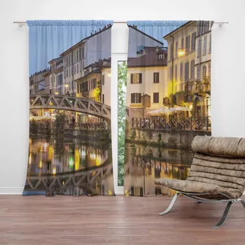 Závěs Sablio Závěs Město: 2ks 140x250cm