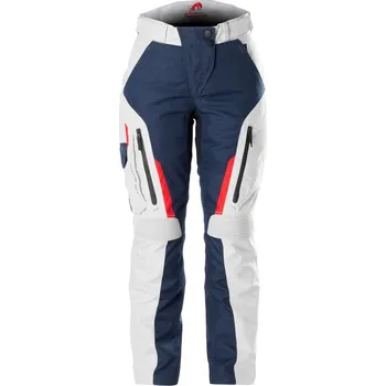 Moto kalhoty Dámské kalhoty na motorku Furygan Killington Lady modro-béžovo-červené XL