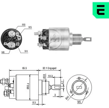 Startér Elektromagnetický spínač, startér ERA ZM474