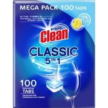 Tableta do myčky At Home Clean 5in1 Mega Pack - 100ks Lemon - tablety do myčky